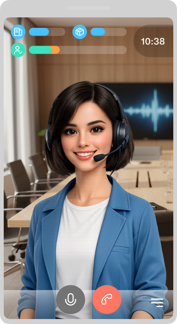 Roleplay app – interlocutor view